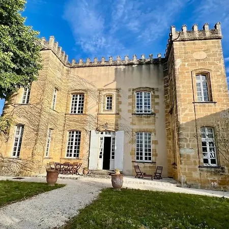 Château 14e Siècle Vue Panoramique Sur Les Vignes Villa Le Tourne