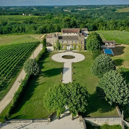 Château 14e Siècle Vue Panoramique Sur Les Vignes
